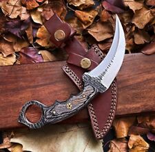 Viking Hunting Bowie Knife Custom Survival Camping outdoor Fixed Blade EDC Knife picture