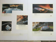 PORSCHE OFFICIAL ORIGINAL 986 BOXSTER SET OF 5 FIRST SHOWROOM POSTER 1997 USA picture