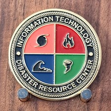 Disaster Resource IT Center Commisaid Crisis Community Challenge Coin  1#42 picture
