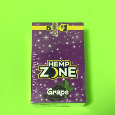 FREE GIFTS🎁Hemp🍁Zone Grape🍇75 High Quality Natural Herbal Rolling Papers 15pk picture