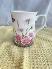 Stechcol Gracie Bone China By Coastline Imports Meadow Flower Butterfly picture