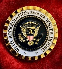 Rare Authentic President Donald J Trump White House Appreciation Challenge Coin picture