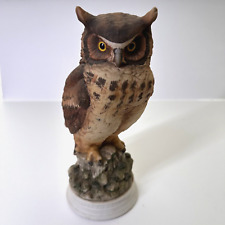 Owl Napcoware Great Horned Limited Edition 7255 Series Hand Painted Porcelain picture