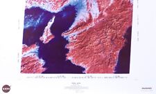 1972  Nasa Hughes Mapper Image of Earth Color Photo 16 x 20