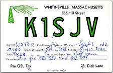 1963 QSL Radio Card Code WN5CAT Jackson MS Amateur Radio Station Posted Postcard picture