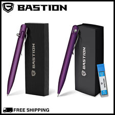 BASTION BOLT ACTION PEN & MECHANICAL PENCIL GIFT SET Aluminum Body Purple Pens picture