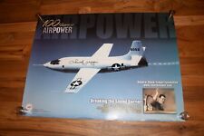 *TC*  BREAKING THE SOUND BARRIER- 100 YEARS POSTER SIGNED CHUCK YEAGER  (SPR9) picture