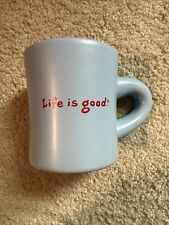 Life is Good Coffee Mug - Blue Cup Logo Text Silly - Good Home by Life is Good picture