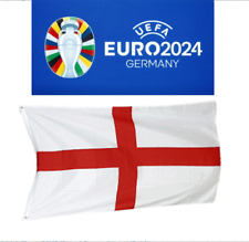 St George's Day England Euro 2024 Flag 5FT X 3FT  150cm x 90cm Speedy Delivery picture
