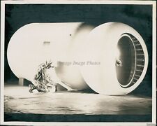 1969 Goodyear Aerospace Corp Inflatable Habitable Moon Dock Space Photo 8X10 picture