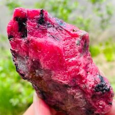 280g Large Natural Pink Red Rhodonite Quartz Crystal Gemstone Rough Specimen picture