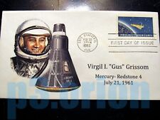 NASA Project MERCURY first day cover FDC your choice: Shepard, Grissom, Glenn... picture