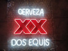 Dos Equis Cerveza Faux Neon LED Sign for Diners, Bars, Man Caves, RVs, 20