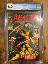 Marvel Avengers 34 CGC 6.0  1st Living Laser Arthur Parks Key picture