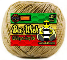 100% Organic Hemp Wick by Bee Wick Hemp- 420 FT Spool (1.0mm)  picture
