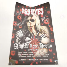 The 69 Eyes 'Angels Love Devils' 2007 Tour Poster -  Band Signed picture