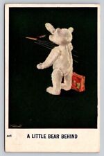 Charles Twelvetrees Fantasy A Little Bear Behind Suitcase Train Teddy  P160A picture