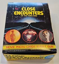 1978 TOPPS CLOSE ENCOUNTERS OF THE THIRD KIND MOVIE WAX BOX.  picture