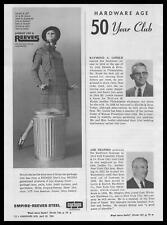 1966 Empire Reeves Steel Garbage Can Dover Ohio Model In Romanoff Dress Print Ad picture