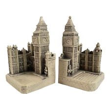 Historical Wonders TMS 2pc Bookends London England Big Ben Clock Westminster picture
