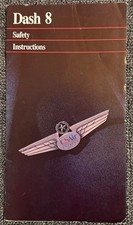 USAir Express (Henson Airlines) DHC-8 Safety Card picture