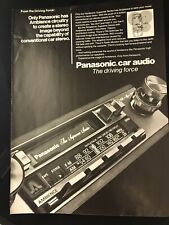 1982 Panasonic Car Stereo Supreme Series vintage print ad 1982 Cassette Player picture