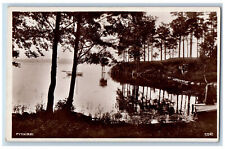 Tampere Finland Postcard Tree-lined Pyynikki Nature Reserve 1927 RPPC Photo picture