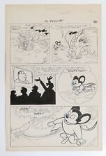Mighty Mouse #77 Story Page 6 Original Art (Pines Comics, 1957) Larry Silverman picture