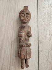 African Fertility Statue Authentic Hand Carved Wood. picture