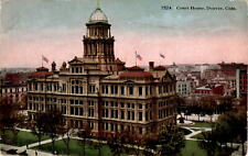 Denver, Colorado, Court House, capital city, beautiful architecture, Postcard picture