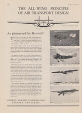 The All-Wing Principle of Air Transport - Uppercu-Burnelli UB-20 ad 1932 picture