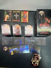 Vintage Mega metal trading cards 1991 factory box  Iron Maiden Plus Extra Lot picture