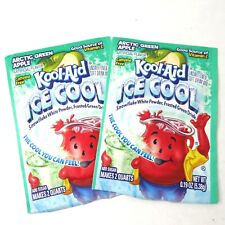 Lot of 2 packs Kool Aid ARCTIC GREEN APPLE ICE COOL picture