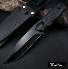 Tactical Lightweight Fishing Black Fixed Blade Survival Knife with Sheath EDC picture