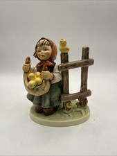 Hand Painted Ceramic Child Figurines, “Culprit” “Apple Tree Girl” * picture