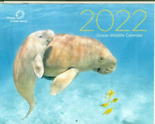 COLLECTIBLE CALENDAR-2022-OCEAN CONSERVANCY-JELLYFISH-SEA LION-BARRACUDA-PENGUIN picture