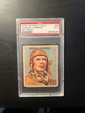 1934 National Chicle Sky Birds Charles Lindbergh #36 PSA VG 3 picture