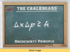 2022 Upper Deck Cosmic The Chalkboard Uncertainty Principle #CB-8 READ 04vd picture