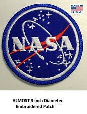 NASA EMBROIDERED PATCH, IRON ON, FREE SH picture