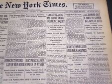 1930 OCTOBER 13 NEW YORK TIMES - JACK DIAMOND SHOT 5 TIMES IN HOTEL - NT 4971 picture