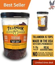 Artisanal Protein-Packed Teriyaki Beef Jerky - 10g Protein - 13 Ounce Jar picture