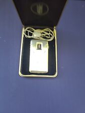 Vintage Zenith Regent Gold Case Hearing Aid in Case w/ Cord, Phone Magnet + Case picture
