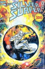 Silver Surfer #100B Phillips Non-enhanced Variant NM 9.4 1995 Stock Image picture