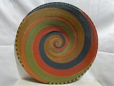 large hand weave south African telephone wire basket 16
