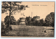 c1910 Building Les Trois Glands Luxembourg Unposted Antique Postcard picture