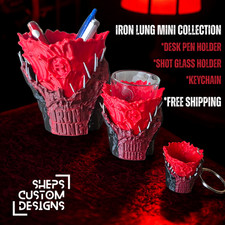 Iron Lung Mini Popcorn Bucket Replica – 3D Printed Horror Collectible picture