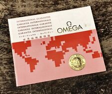OMEGA Vintage Guarantee Certificate Booklet 1980 Chronograph Steel Speedmaster picture