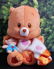 2005 Care Bear Tenderheart Cub with Blanket & Small Plush picture