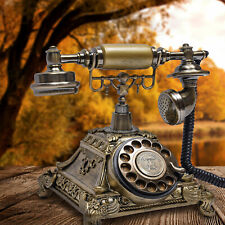 European/Retro Style Landline Phone for Home Office Vintage Telephone Equipment picture