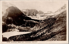 c 1905 Grinnell Lake and Glacier Montana Real Photo Postcard RPPC Mountains picture